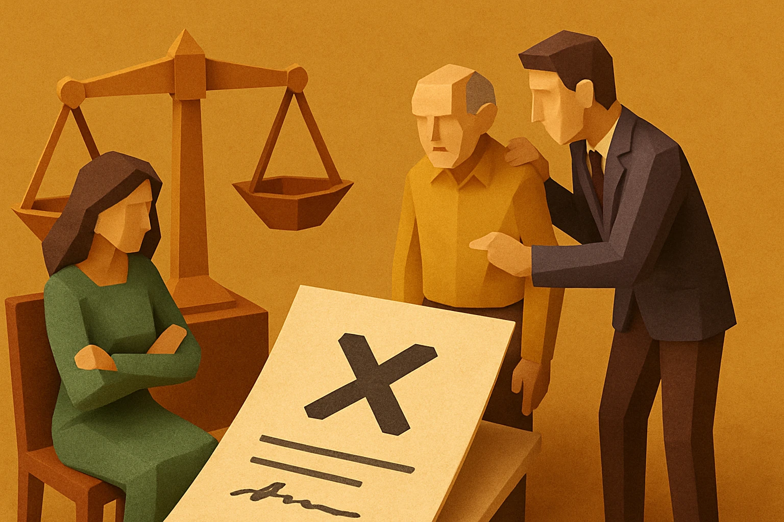 Contesting a will for undue influence