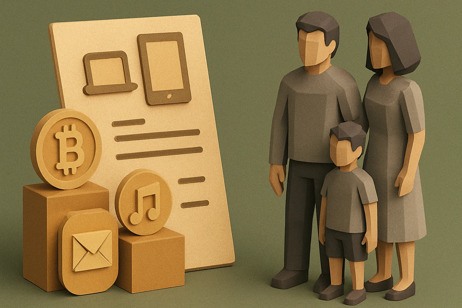 Digital assets in a will